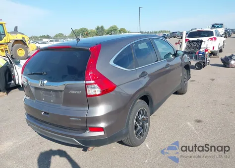2016 Honda Cr-V Se from USA, damaged, VIN 5J6RM4H44GL014853